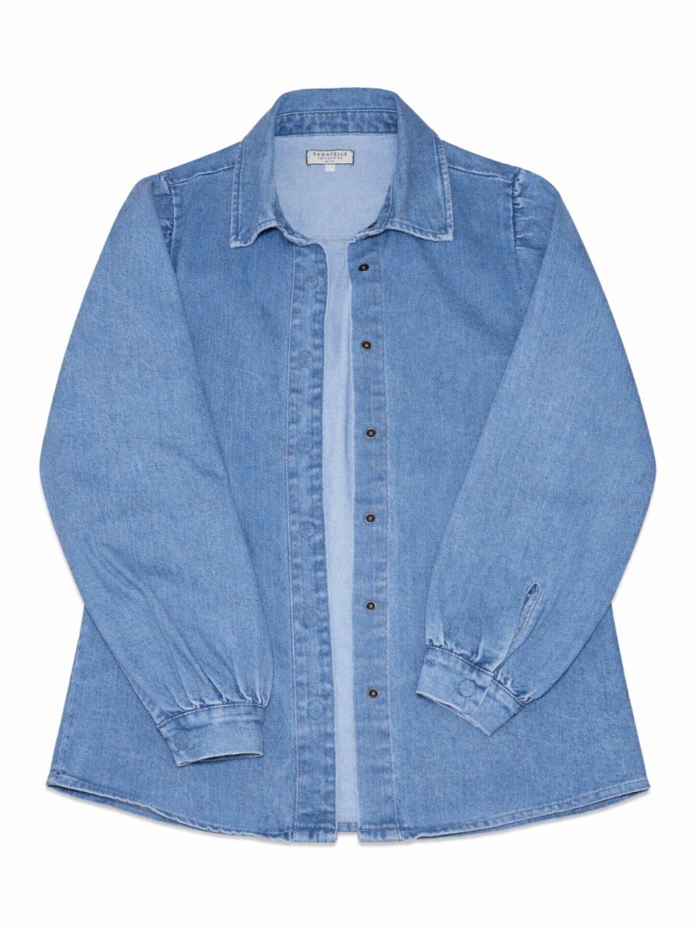 🔥Rare Bagatelle Denim Shirt Jacket Sz L | Luxe Snap Button Chambray Top NWOT